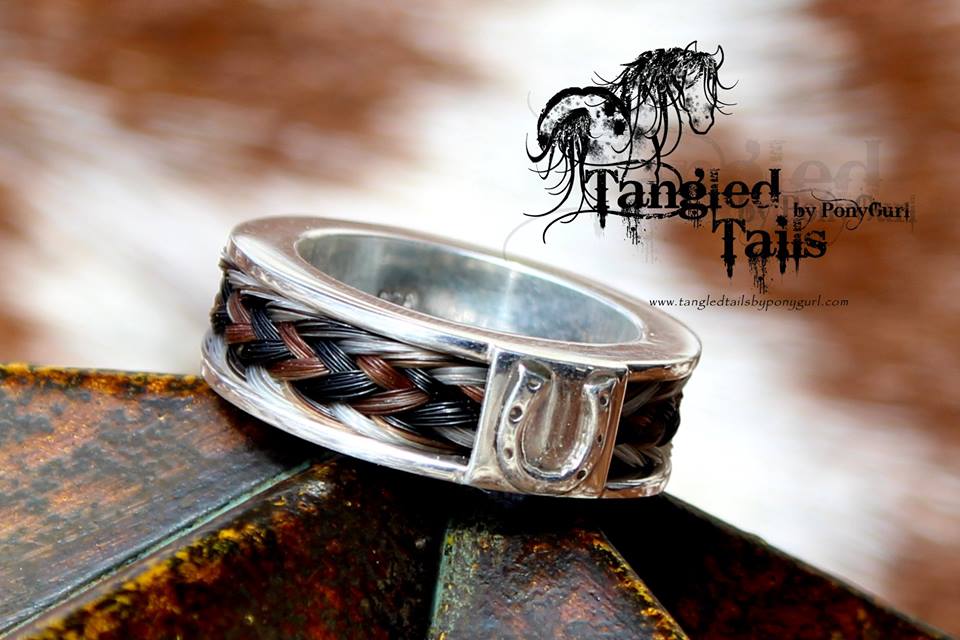 Horse hair hotsell memorial jewelry